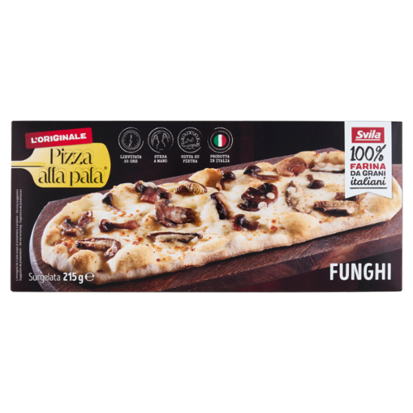 Pizza alla pala Funghi Surgelata 215 g