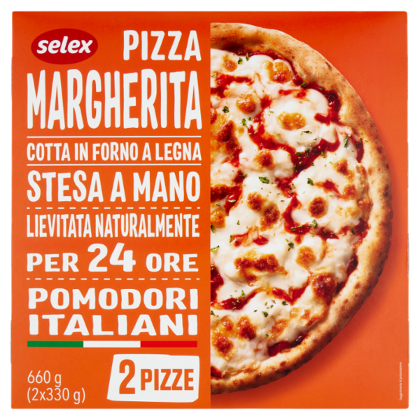 Selex Pizza Margherita Surgelata 2x330 g