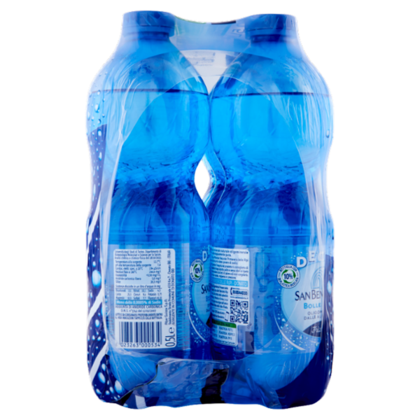 San Benedetto Acqua Minerale Primavera delle Alpi Frizzante 6 x 0,5 L