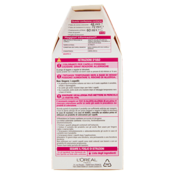 L'Oréal Paris Tinta Capelli Casting Creme Gloss, Senza Ammoniaca, 1021 Biondo Chiaro Perla