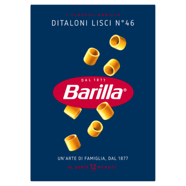 Barilla Pasta Ditaloni Lisci n.46 500g