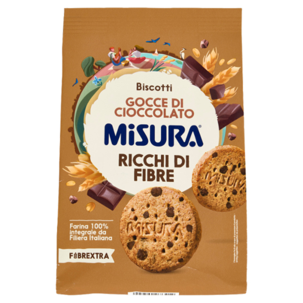 Misura Fibrextra Biscotti Gocce di Cioccolato 290 g