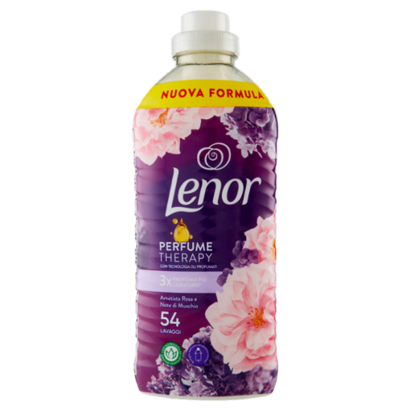 Lenor Ammorbidente Lavatrice Concentrato, Ametista Rosa e Note di Muschio, 54 Lavaggi 1134 ml