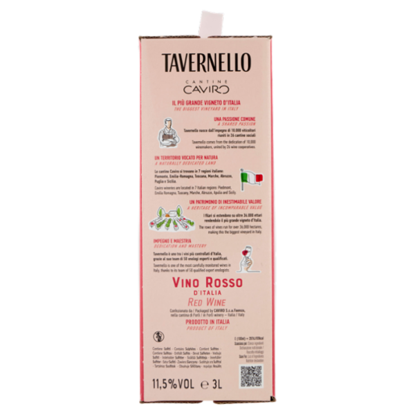 Tavernello Vino Rosso d'Italia 3 L