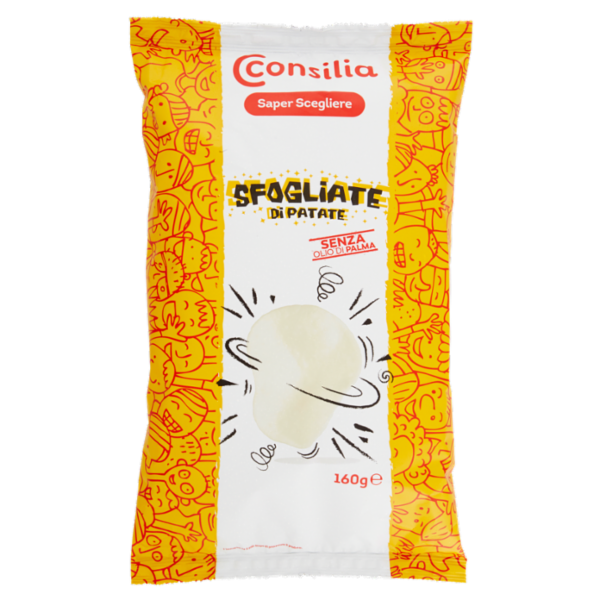 Consilia Saper Scegliere Sfogliate di Patate 160 g (senza olio di palma)
