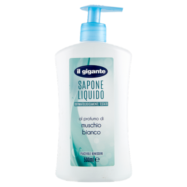 IL GIGANTE Sapone Liquido al profumo di muschio bianco 500 ml