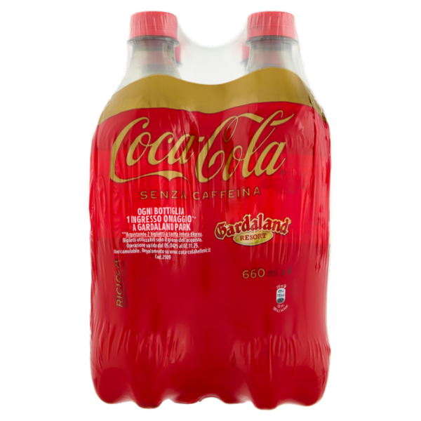 Coca-Cola Senza Caffeina PET 4 x 66 cl