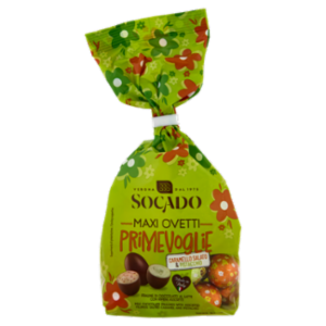 Socado Maxi Ovetti Primevoglie Praline Caramello Salato & Pistacchio 250 g