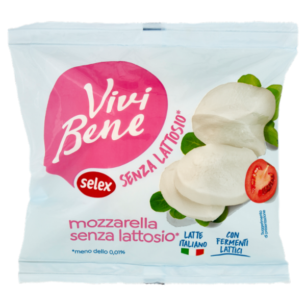 Selex Vivi Bene Mozzarella senza Lattosio 125 g