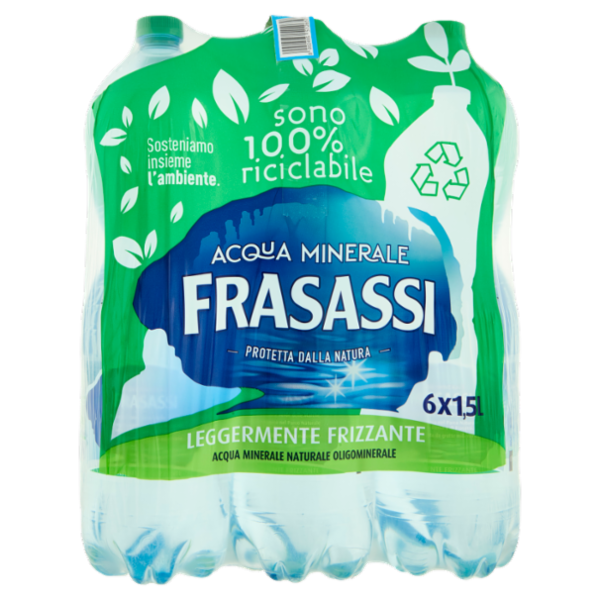 Frasassi Acqua Minerale Leggermente Frizzante 6 x 1,5 L