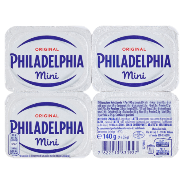 Philadelphia Original Mini formaggio fresco spalmabile - 4x35g