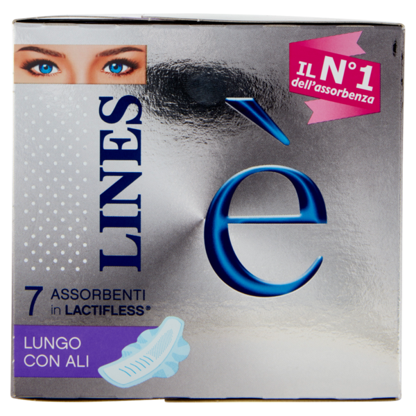Lines è Assorbenti Lungo con Ali 7 pz