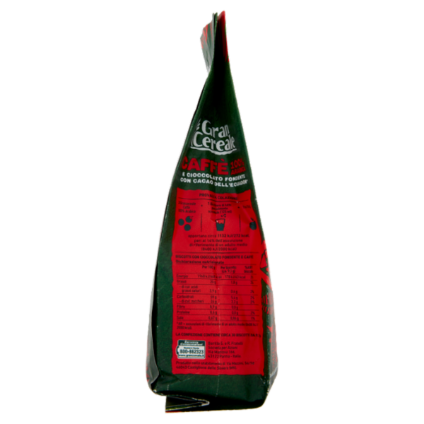Gran Cereale Biscotti con Caffè 100% Arabica e Cioccolato Fondente con Fave dell'Ecuador 280g