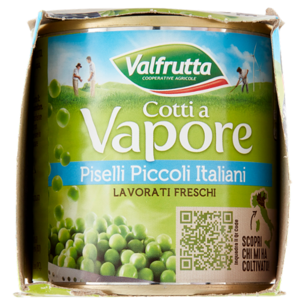 Valfrutta Cotti a Vapore Piselli Piccoli Italiani 3 x 150 g