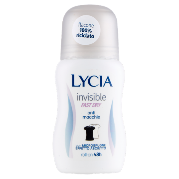 Lycia invisible Fast Dry roll-on 48h 50 ml