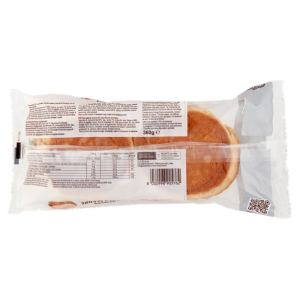 DailyBread Pane per Burger Lievito Madre Panini 4 x 90 g