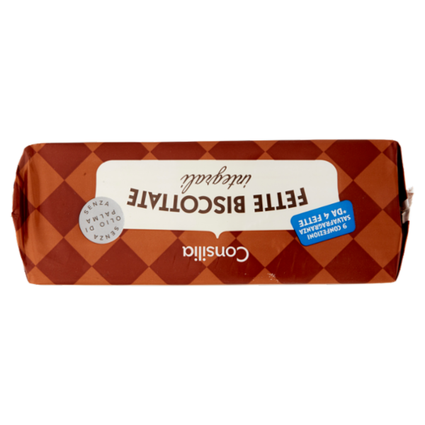 Consilia Fette Biscottate con Farina di Frumento Integrale in Conf Salvafreschezza 9x4 fette 320 g