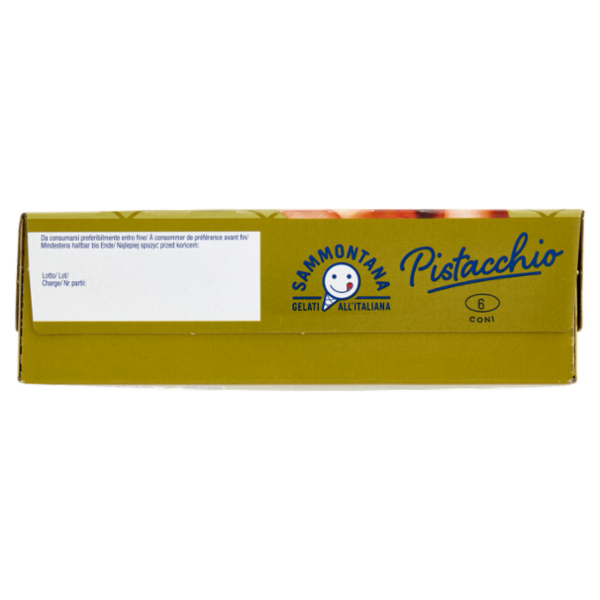 Sammontana il Cono Cinque Stelle Pistacchio 6 x 60 g