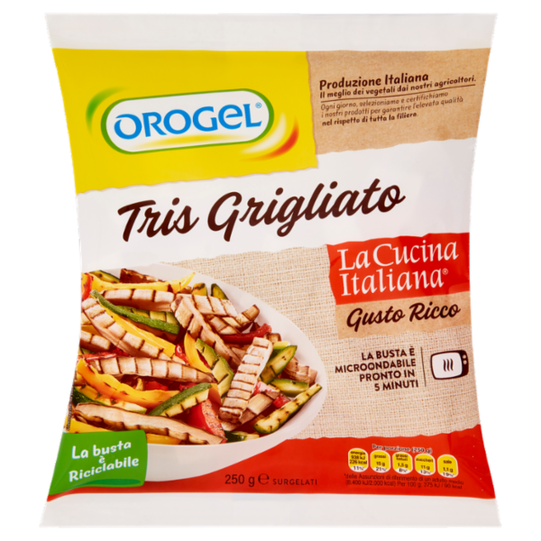 Orogel La Cucina Italiana Tris Grigliato Surgelati 250 g