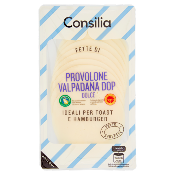 Consilia Provolone Valpadana D.O.P. Dolce a Fette 140 g