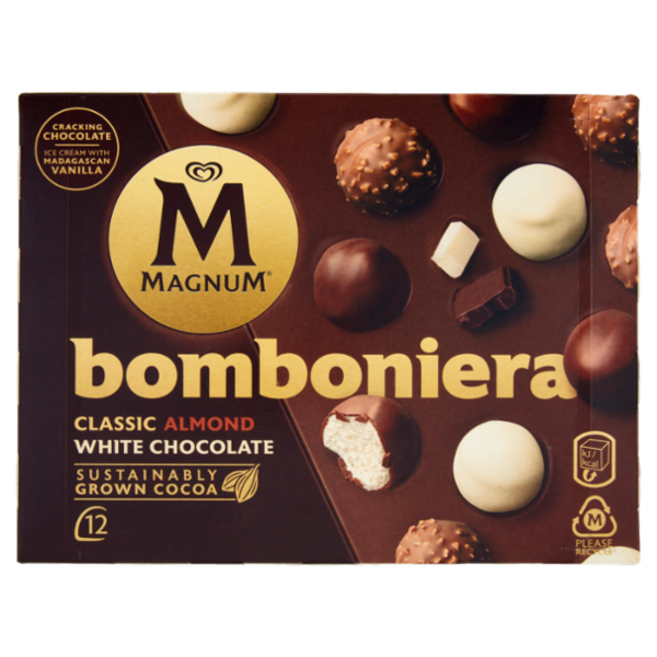Magnum bomboniera Classic Almond White Chocolate 12 Gelati 104 g