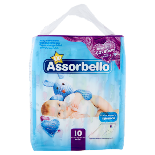 Assorbello Up telini igienici multiuso 60x60 cm 10 pz