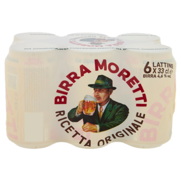 Birra Moretti Ricetta Originale 6 x 33 cl
