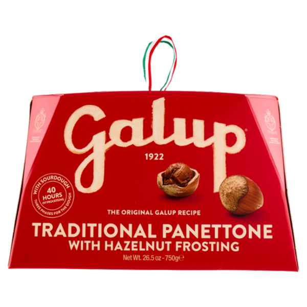Galup il Panettone Goloso con Glassa alle Nocciole 750 g