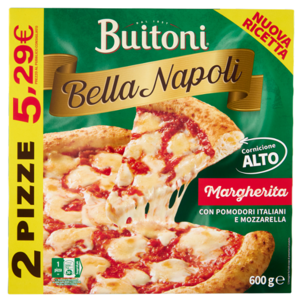 Buitoni Bella Napoli Margherita x2 Pizza surgelata 600 g