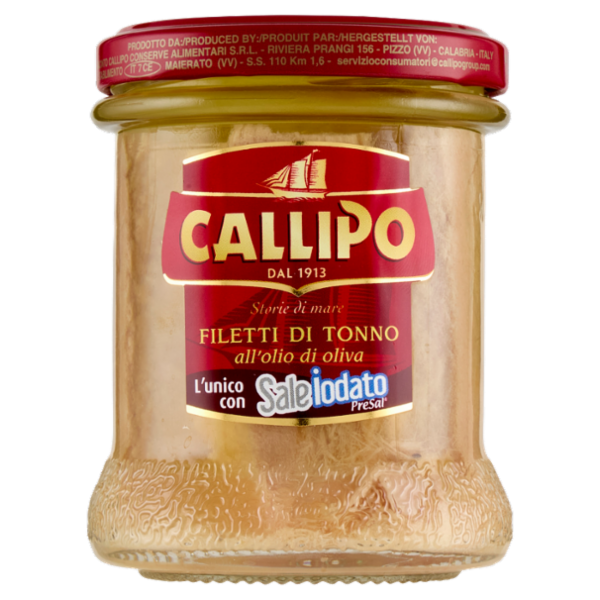 Callipo Filetti di Tonno all'olio di oliva 176 g
