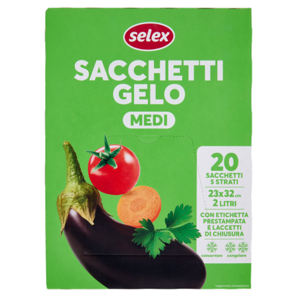 Selex Sacchi Gelo Medi Cm 23X32 20 pezzi