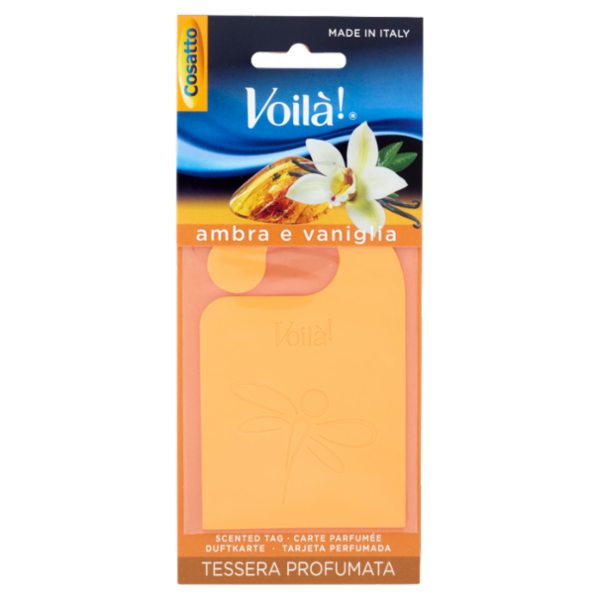 Cosatto Voilà! ambra e vaniglia Tessera Profumata 14 g