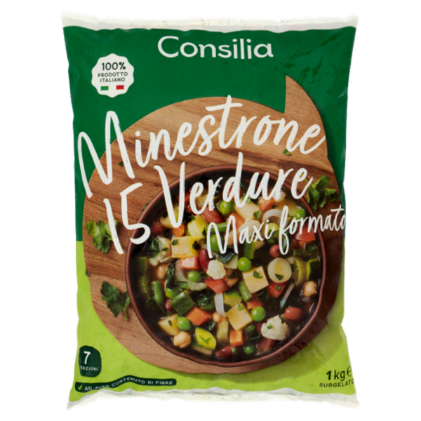 Consilia Minestrone di Verdure Surgelato 1 kg