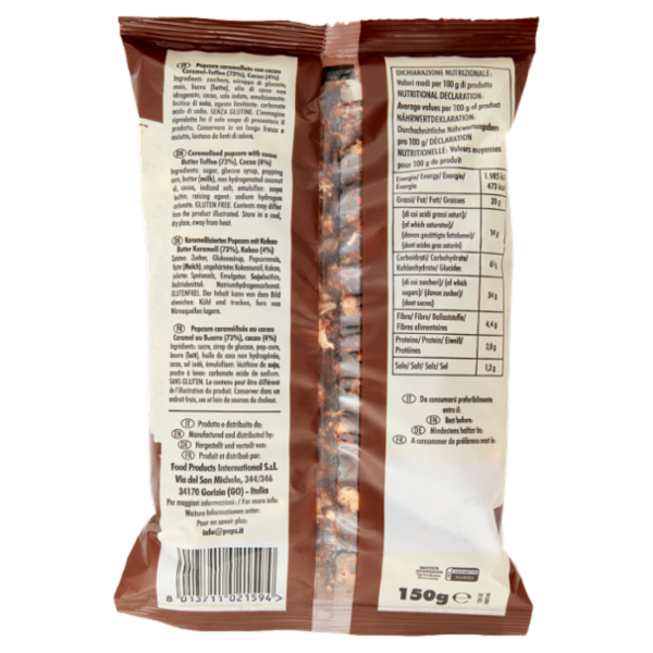 Popz Popcorn Choco Cacao 150 g