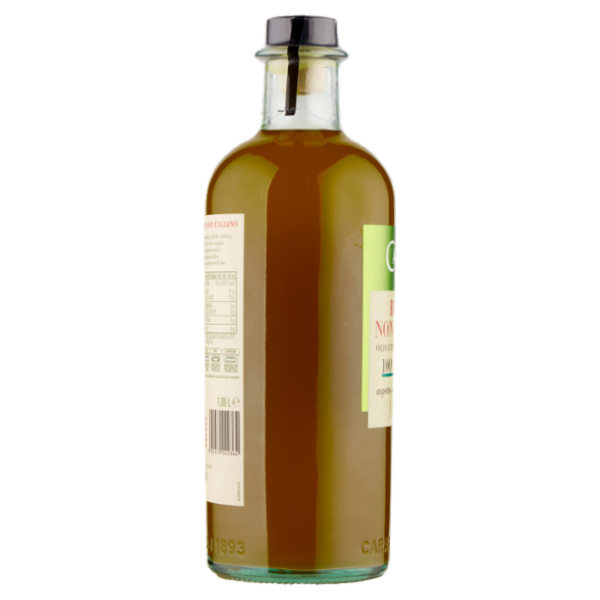 Carapelli Rustico Non Filtrato Olio Extra Vergine di Oliva 100% Italiano 1,00 L