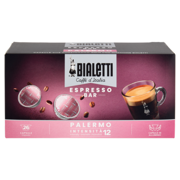 Bialetti Caffè d'Italia Espresso Bar Palermo 26 Capsule 26 x 7 g