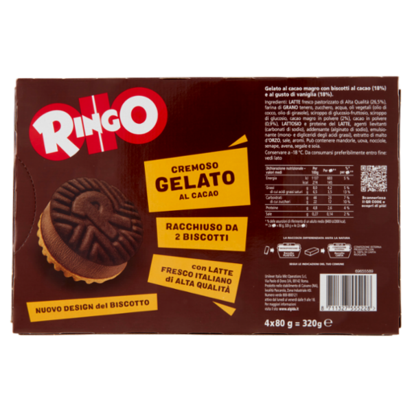 Ringo Cacao 4 x 80 g