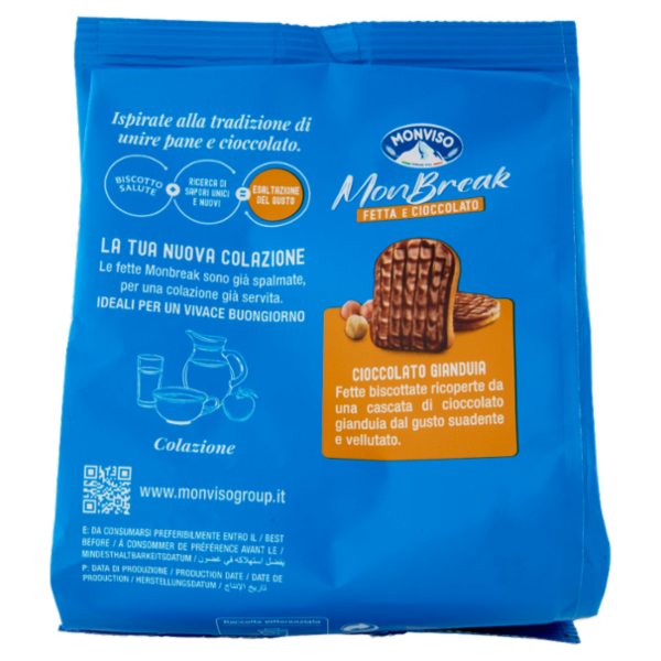 Monviso Monbreak Gianduia Fette biscottate 90 g