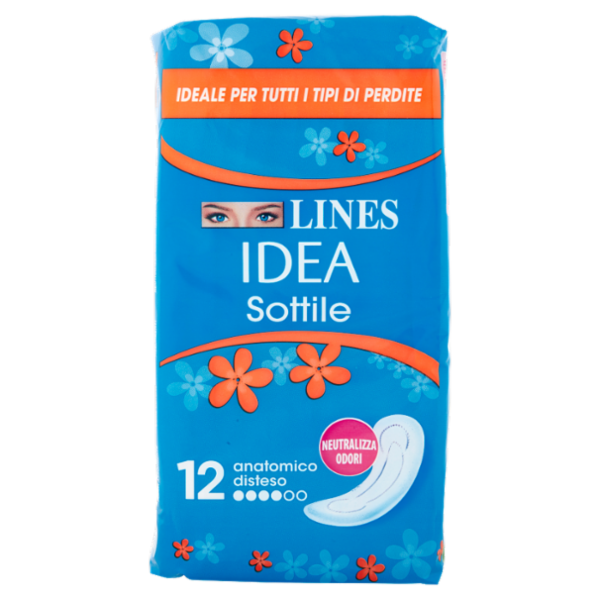 Lines Idea Sottile anatomico disteso 12 pz