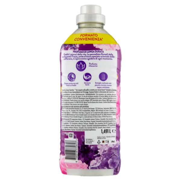 Lenor Ammorbidente Lavatrice Concentrato, Ametista Rosa e Note di Muschio, 71 Lavaggi 1,491 L