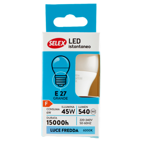 Selex Lampadina Led SMD Minisfera E27 6W