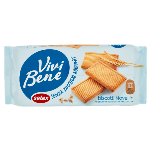 Selex Vivi Bene Frollini Novellini Senza Zuccheri Aggiunti 410 g