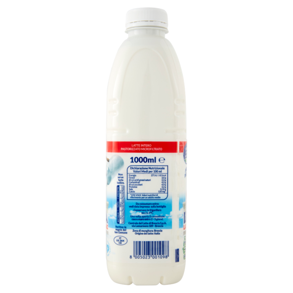 Brescia Latte di Centrale intero microfiltrato 1000 ml
