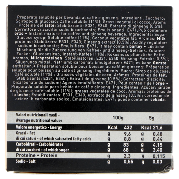 Bialetti Caffè d'Italia Espresso Bar Ginseng 12 Capsule 66 g