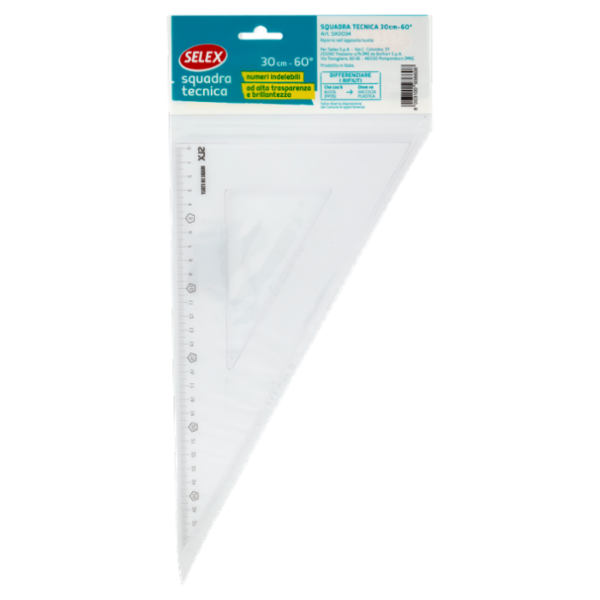 Selex Squadra Tecnica 30 cm 60°