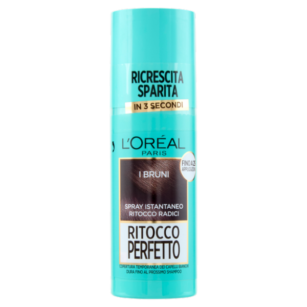 L'Oréal Paris Ritocco Perfetto Spray Istantaneo Ritocco Radici, i Bruni, 75 ml