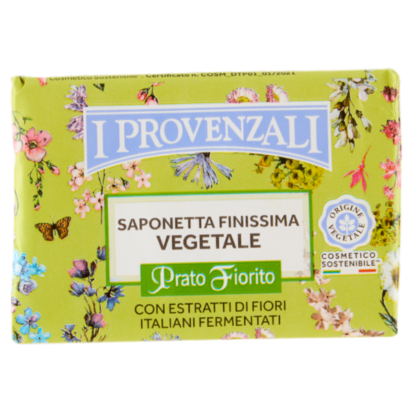 I Provenzali Saponetta Finissima Vegetale Prato Fiorito 100 g