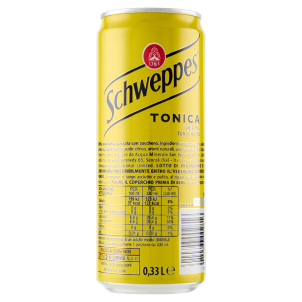 Schweppes Tonica ttina sleek 0,33 L