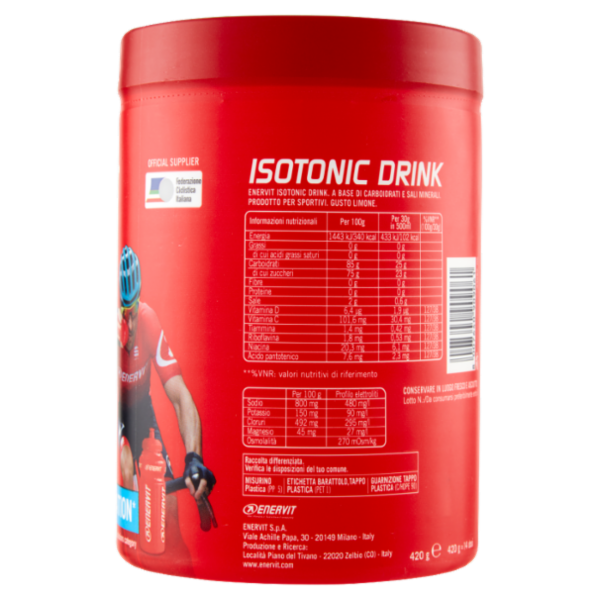Enervit Isotonic Drink Lemon Flavour 420 g