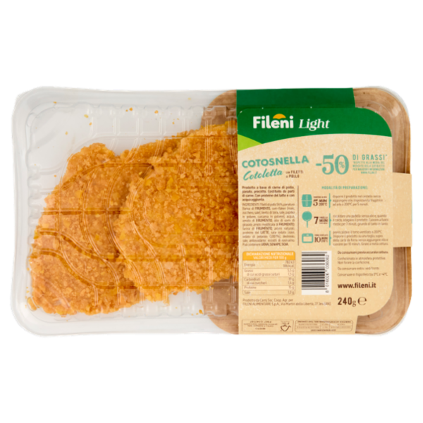 Fileni Light Cotosnella Cotoletta con Filetti di Pollo 0,240 kg